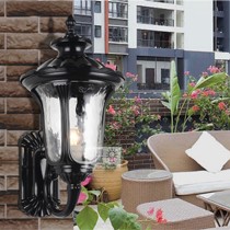 花园别墅HY1060UP壁挂式庭院灯,欧式E27接口节能防锈户外走廊阳台壁挂灯