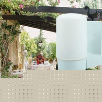 现代简约木大精工品牌照明壁灯,LED太阳能防水庭院景观灯,型号SL891