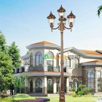 爱惟8003欧式落地庭院灯,防锈压铸铝E27接口草坪景观灯,小区道路照明灯