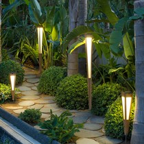 米罗兰铝制插地灯,C3043太阳能庭院指示灯,灰色草坪景观灯