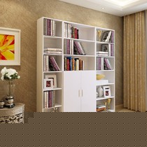 美达斯浅色多层书柜,储物功能书架,原创独特现代设计简约不凡