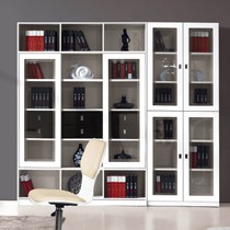 杰特森现代简约时尚书架,多功能储物书柜,黑白配色经典大气