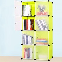 冠腾框架结构折叠6门储藏柜,花饰环保树脂多功能书柜,型号: GTSG-06