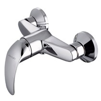 九牧全铜挂墙式淋浴龙头,冷热水混合交替浴室水龙头,型号 3576-050