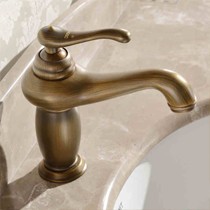 欧式全铜镀金水龙头,迪维克古铜色单孔龙头,F-019坐式冷热水龙头