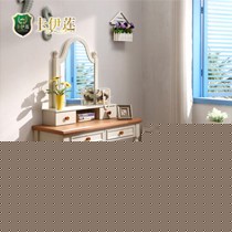 卡伊莲纯手工雕刻地中海梳妆台,复古田园实用梳妆台,型号DZT01