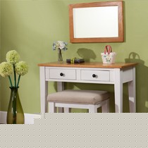 宜家风情实木梳妆柜,诺雅佳自然水曲柳喷漆梳妆台,型号: WF-0004