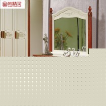 丹鼎红D302#系列环保4门梳妆柜,地中海乡村多功能储物梳妆台组合