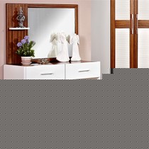 骆飞品牌乌木金中式梳妆台,简约大方的白色烤漆卧室化妆桌,型号LC821