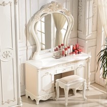 夜之恋欧式梳妆台szt02#,逼真描金玫瑰雕花,人性化圆角设计公主梳妆台