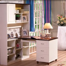 达美家具板式创意书桌,转角楸木电脑桌美式乡村,型号: 651