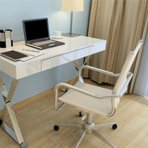 天世达宜家风格电脑桌,哑光白色烤漆办公桌,CTB-007型简约书桌