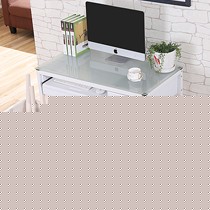 欧意朗现代简约家用电脑桌,钢化玻璃台面书桌适合居家小户型,货号JMMSH029