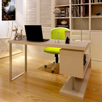 一米爱转角电脑桌,钢琴烤漆储藏功能丰富,现代简约书桌椅组合W201