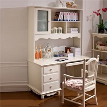 大森林田园直角书桌,多功能实木电脑桌,时尚环保烤漆写字台B7