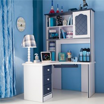 耐磨耐刮雅思洛转角书桌,优质板材欧式儿童学习桌,健康环保357S写字台