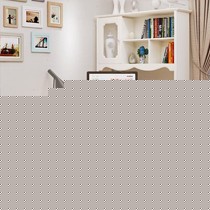 玛丽格勒韩式转角书桌书架组合,橡木大容量储物电脑桌