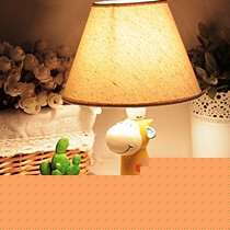 爱泰树脂儿童房卡通隔热灯具,lx-td001系列LED节能棉麻布艺台灯
