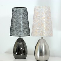 欧柏图铁质触摸开关智能灯饰,LED卧房感应灯具,电镀工艺简约台灯