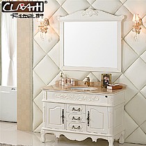 卡拉巴斯贵族范儿复古组合浴室柜,梦幻纯实木质感,型号: KB-MD1139