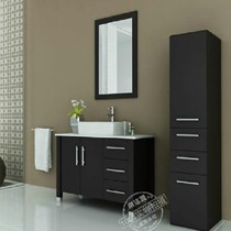 帝洁雅品牌美式乡村整体浴室柜,简约雅致橡木落地组合式台盆,型号D1030