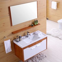 菲斯朗格北欧宜家风实木浴室柜,E0级环保台盆,VP-F804品牌打造18年