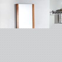 凯鹰KY-9803橡木一体陶瓷盆橡木浴室柜,悬挂式纯镀银镜面洗手台