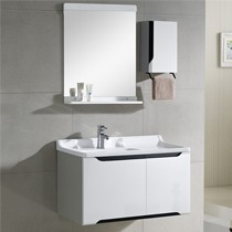 纳蒂兰卡悬挂式浴室柜,欧式卫浴储物柜组合,396一体陶瓷盆柜