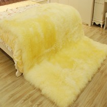 金元仙澳洲纯羊毛毯,现代中式皮毛一体羊绒毯,真皮加厚安全盖毯