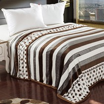 世季家纺珊瑚绒加厚毛毯,优等品多款样式,91116110105简约冬季毯