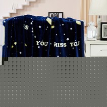 加厚保暖云貂绒盖毯,卡通图案防尘毯MT-86325,南极人环保低碳旅行毯