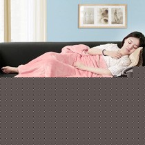 御棉堂多功能抱枕被,双面法兰绒毯80050816,口袋式设计珍珠粉毯子