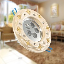 帆欣欧式树脂雕花过道灯,描金嵌水晶LED筒灯,型号: 1003