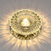 奢华简约水晶花形LED过道灯,名信品牌多色装饰筒灯,型号: G0039