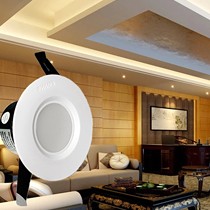 飞利浦高显色LED筒灯,66098闪晖系列客厅筒灯,素雅白色防眩光