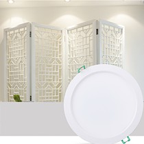 一极喜光加厚铝制客厅LED筒灯,象牙白嵌入式灯具,XG-QY5-15W