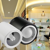 23W白色E27螺口节能筒灯,雷士照明3.5寸过道筒灯,高纯铝反光罩反光率高