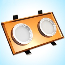 Bonds/邦德士LED双头筒灯,过道水晶天花灯,长方形筒灯B-SJT5-6