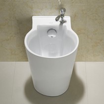 中龙之家双层釉面陶瓷拖把池,耐用自动下水墩布池,艺术大阳台洗盆T0115