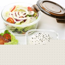 优D型号8725耐热玻璃便当盒,清洗方便密封性好微波炉保鲜盒