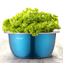 合兴利T18-28精美抛光不锈钢碗盆套装,嵌套式叠放卷边设计碗盆