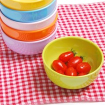 大可餐具39040耐摔韩式风格密胺小碗,儿童防烫圆润碗口光滑饰面仿瓷碗