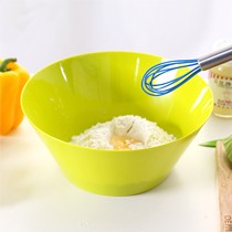 宅爱韩式风格仿瓷塑料碗,多款纯色沙拉碗,环保抗摔密胺脂碗