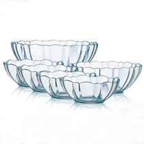 乐美雅4.5英寸透明玻璃碗盆,Luminarc西式无铅碗具,货号: e9986