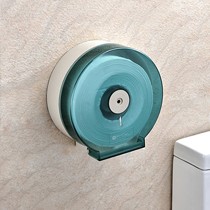 奥莱特蓝白防水塑料卷纸器,ABS大容量壁挂式卷纸架,型号: B2144