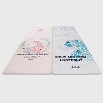 哈他彩色印花长方形瑜伽垫,天然橡胶防滑瑜伽毯,高温吸汗加长健身垫