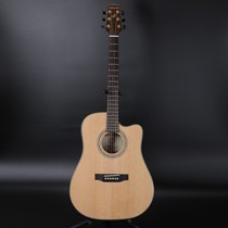 珠江41寸实木色吉他,云杉木封闭旋钮初学者乐器,型号:HDG-100C