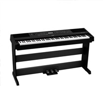 雅马哈KBP-2000电钢琴,88键重锤钢琴,黑色简约便携式钢琴