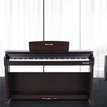 英昌实木色长方形立式钢琴,88键初学者数码演奏琴,型号:KC8T