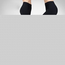 青鸟黑色女款瑜伽裤,亲肤棉纶吸湿排汗束腿裤,型号:QNS502-A